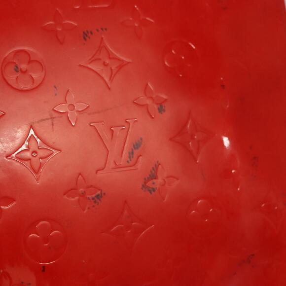 LOUIS VUITTON Monogram Vernis Stanton Tote Bag Red M91078 - Picture 4 of 12